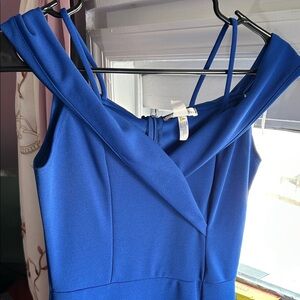 Blue Sleeveless Dress